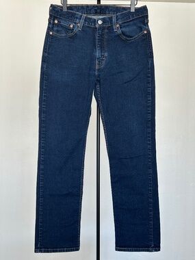 Levi's 514 Straight Fit Jeans Men's 33x32 Dark Wash Blue Denim (Cleaner)